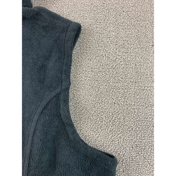 Columbia Women's Medium Dark Green Sleeveless Full-Zip High-Neck Fleece Vest - Picture 12 of 12